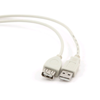 Gembird Gembird Cablexpert USB 2.0 A-A hosszabbító kábel 75cm (CC-USB2-AMAF-75CM/300) (CC-USB2-AMAF-75CM/300)