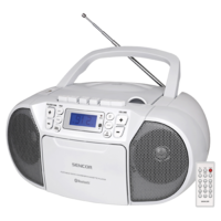 Sencor Sencor SPT 3907 W FM rádió CD/BT/MP3/USB/AUX fehér (SPT 3907 W)