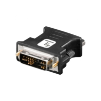 Techly Techly Adapter DVI-A Stecker auf VGA Buchse, schwarz (IADAP-DVI-8600T)