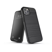 Haffner Haffner Carbon Samsung A135F Galaxy A13 4G szilikon tok fekete (PT-6430) (PT-6430)