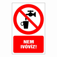 N/A Nem ivóvíz! (DKRF-TIL-1349-1)