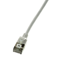 LogiLink Logilink Patch kábel Cat.6A STP TPE SlimLine szürke 1,5m (CQ9042S) (CQ9042S)