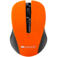 CANYON CANYON MW-1 2.4GHz wireless optical mouse with 4 buttons, DPI 800/1200/1600, Orange, 103.5*69.5*35mm, 0.06kg (CNE-CMSW1O)