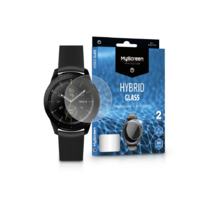 MyScreen Protector Samsung Galaxy Watch (42 mm) rugalmas üveg képernyővédő fólia - MyScreen Protector Hybrid Glass - 2 db/csomag - transparent (LA-1869)
