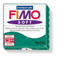 FIMO FIMO "Soft" gyurma 56g égethető smaragdzöld (8020-56) (8020-56)