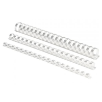 Fellowes FELLOWES Spirál műanyag (8 mm, 21-40 lap) fehér (5330403) (5330403)