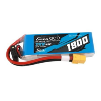 Gens Ace Gens Ace G-Tech LiPo 1800mAh 7.4V 45C 2S1P XT60 akkumulátor (GEA182S45X6GT) (GEA182S45X6GT)