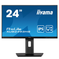 Iiyama iiyama ProLite XUB2493HS-B5 LED display 60,5 cm (23.8") 1920 x 1080 pixelek Full HD Fekete (XUB2493HS-B5)