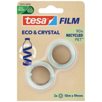 Tesa tesa Eco & Crystal ragasztószalag átlátszó 10 m x 19 mm 2 db (59035-00000-00) (59035-00000-00)