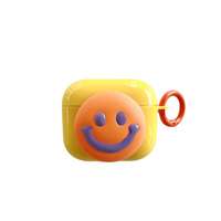 Cellect Airpods 1,2 smile szilikon tok, Narancssárga