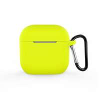 Cellect Airpods 4 szilikon tok, Neonsárga, 2.5 mm