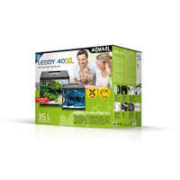 Aquael Leddy 40 XL Day & Night Black Akvárium Szett 35 liter egyenes felszerelt akvárium szett (124281)