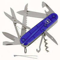 Victorinox Huntsman Transparent Blue 15Func zsebkés svájci bicska 1.3713.T2