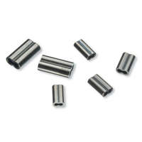 Daiwa Prorex Soft Double Mat Black Crimps Large 1,3x7mm 30db krimpelő hüvely (15408-301)