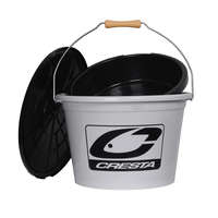 Spro Cresta Bucket Set horgász vödör szett kecerőtállal, tetővel 13liter 33x33x22cm (6403-111)