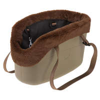 Ferplast With-Me Winter 44 beige kisállat szállító táska (79515021) Barna-Szürke