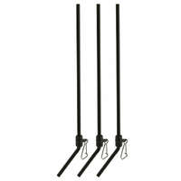  Carp Academy Gubancgátló cső 30cm 3db fekete 3452-2 (8100-058)