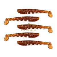 Nevis Impulse Shad 7.5cm 5db gumihal (9721-833) Barna Flitter