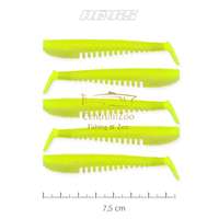 Nevis Impulse Shad 7.5cm 5db Gumihal (9721-844) Fluo Zöld