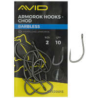 Avid Armorok Hooks- Chod Size 4 Barbless szakáll nélküli bojlis horog 10db (A0520014)