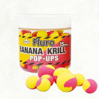  Dynamite Baits Pop-Up Krill & Banana Fluro Two Tone Pop-Ups 15mm (DY605)