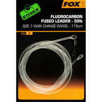  Fox Edges Kwik Change Swivel 115cm Size 10 előtét zsinór forgóval (CAC718)