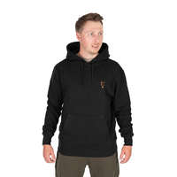 Fox Collection Black Marl Orange Hoodie pulóver XXXL (CCL231)