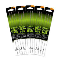 Fox Carp Ready Rigs x 3 - Wide Gape size 8 Barbless 20lb (CCR196) előkötött bojlis horog
