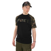 Fox Raglan Black Camo T-shirt XL Póló (CFX106)