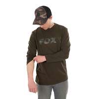  Fox Long Sleeve Khaki Camo T-Shirt - Small póló (CFX109)