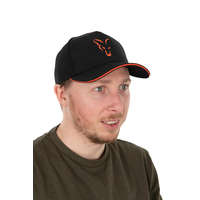 Sapka - Fox Collection Baseball Cap Black & Orange baseball sapka (CHH015)