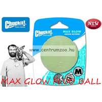 Chuckit Max Glow Fluoreszkáló Labda (M) 6Cm Sötétben Jól Látható (Chuc32313)