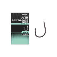 Fox Matrix X3 Power Carp Edge 10 Barbless Hooks szakáll nélküli horog 10db (GHK177)
