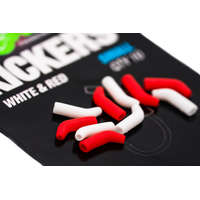  Korda Green Kickers Medium - Red-White - kötésvédő és horogbefordító 10db (KICK11)