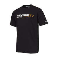 Savage Gear Signature Logo T-Shirt Black póló XXL (SVS73648)