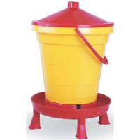 Royal 23 literes itató lábakkal piros-fehér (TSA23)