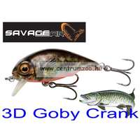 Savage Gear 3D Goby Crank Sr 5Cm 6,5G Floating Uv Red And Black (71730)