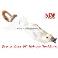  Savage Gear 3D Hollow Duckling Weedless S 10Cm 40G 04-White Kiskacsa Csukára, Harcsára (57655)