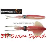  Savage Gear 3D Swim Squid 9.5Cm 5G Sinking Pink Glow 4Pcs (63856)