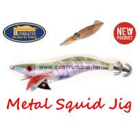  Lineaeffe Super Attractive Metal Squid Jig Colab-5 Tengeri Műcsali 9,0Cm (5079653) -Zöld-Pink Csíkos