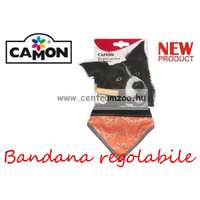  Camon Bandana Regolabile Fluo Orange - Medium - Kendő Kutyáknak (Dc309/3)