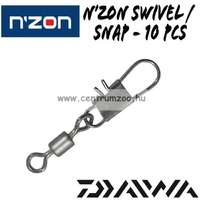  Daiwa N&#039;Zon Feeder Snap Swivel 12-Es 10Db (13314-012)