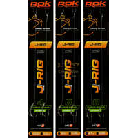 Rok Fishing J-Rig Curve Shank - No4 2Db (060136) Előkötött Bojlis Horog