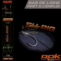 Rok Fishing Sh-Rig Curve Shank - No8 2Db (060914) Előkötött Bojlis Horog