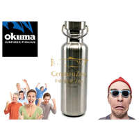  Okuma Water Bottle Carp2 Termosz 0,8L (Pa09020) Ponty Motívummal