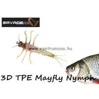  Savage Gear 3D Tpe Mayfly Nymph 5Cm 2.5G - 02-Olive (50672) Olajzöld