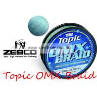 Zebco Topic Omx Braid 100m 0,28mm 18,5Kg Fonott Zsinór