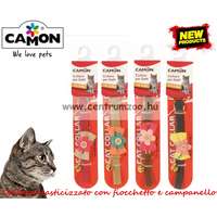  Camon Cat Collare Elasticizzato Con Fiocchetto E Campanello Nyakörv Cicáknak Több Színben (Dg041/A)