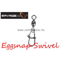  Savage Gear Eggsnap Swivel S #4 22Kg Bln 10Db Forgó (54913)