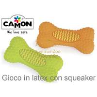  Camon Gioco In Latex Con Squeaker - Osso Con Punte - Games Bone Rágócsont 13Cm (Ah209/L)